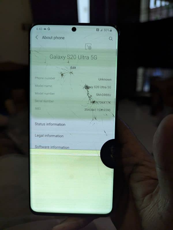 Samsung s20 ultra non pta panel blink but dikhta ha panel chage huga 5