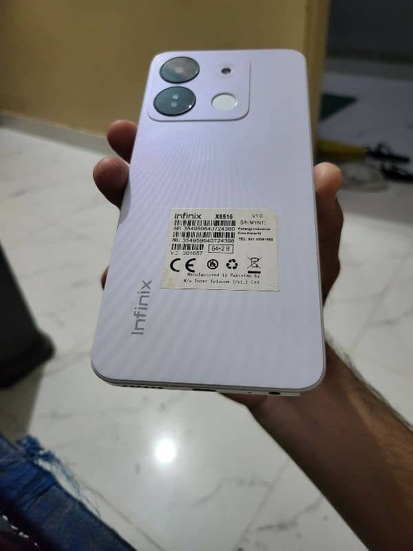 infinix smart 7 HD 2+2/64 complete saman 3