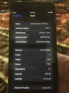 Iphone 7+ 128GB PTA Approved For Sale