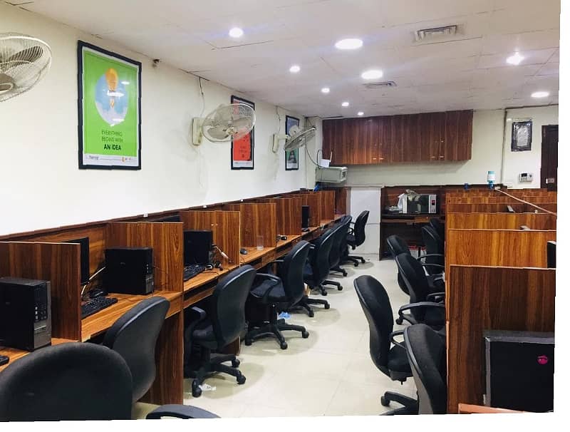 Fully Furnished Area 850 Square Feet Office Available For Rent Real Pictures In Main Boulevard Road Gulberg 3 Lahore 1