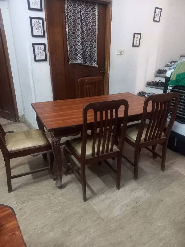 Dining table with 4 chairs 2