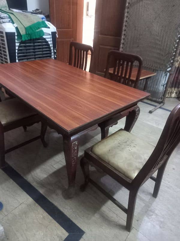 Dining table with 4 chairs 3