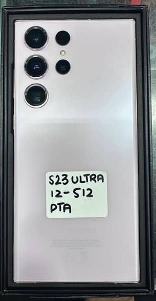 Samsung Galaxy S23 Ultra 12gb 512gb Offical pta 0