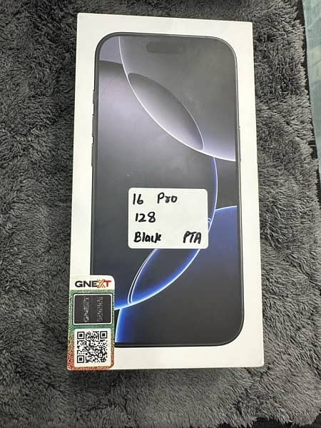 Apple iphone 16 Pro 128gb Pta approved Black 0