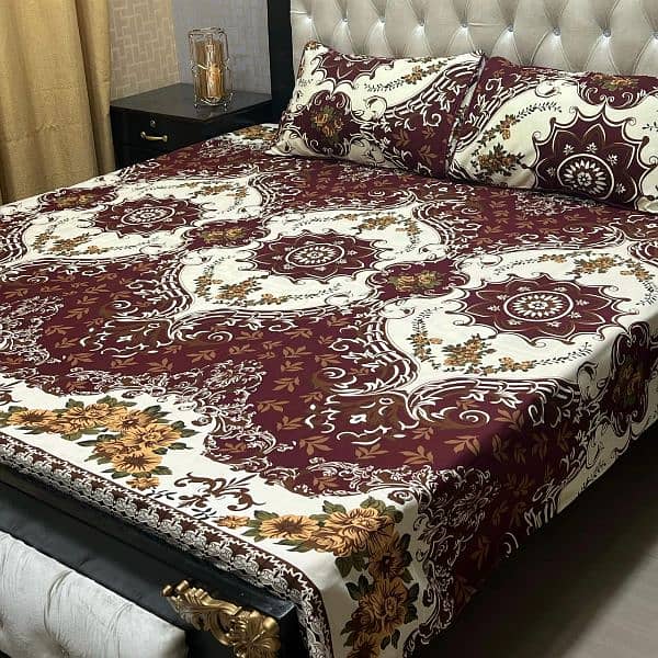 3D-Crystal cotton Bedsheets 5