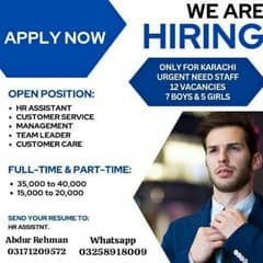 Big Chance for your Job