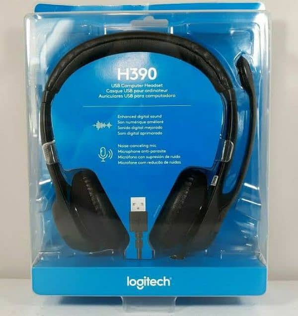 Logitech H390 Headphones 0