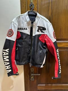 YAMAHA HEAVY BIKE MOTORCYCLE LEATHER JACKET