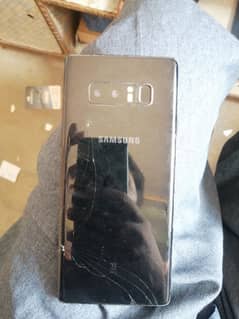 Samsung note 8 ram 6 gb rom 64 gb panel dad hai baki all OK no repair