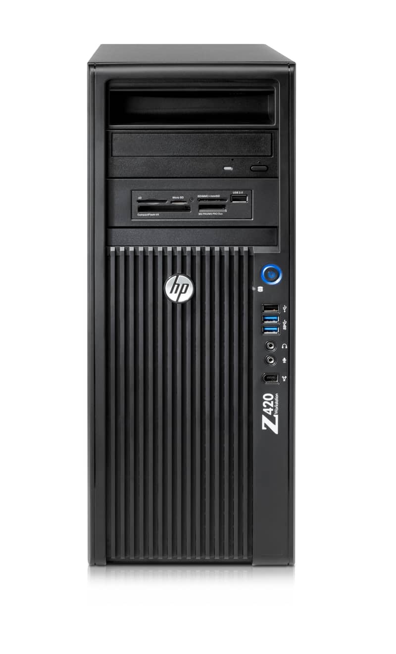 HP Z420 E5 1650 v2 3.9 - 128GB SSD 16GB Ram 0