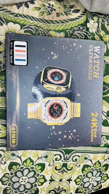 watch ultra gold 4 plus 1 bands 0