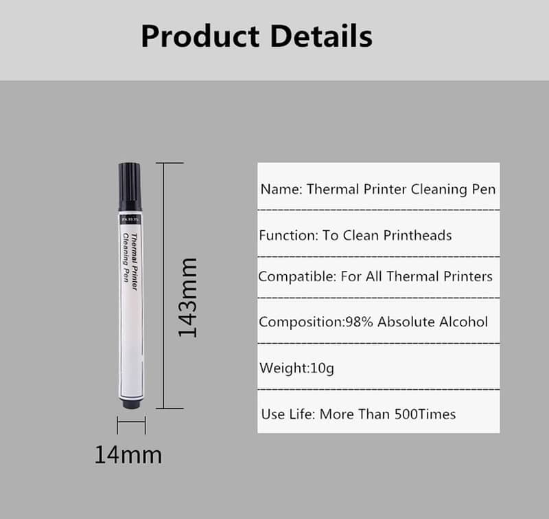 2Pcs Maintenance Pen Decontamination Pen Printer Printhead Cleaning 1