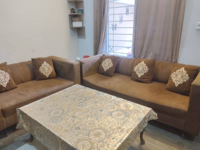 6 seater Sofa Set (3+2+1) New Versace design Lahore made 10