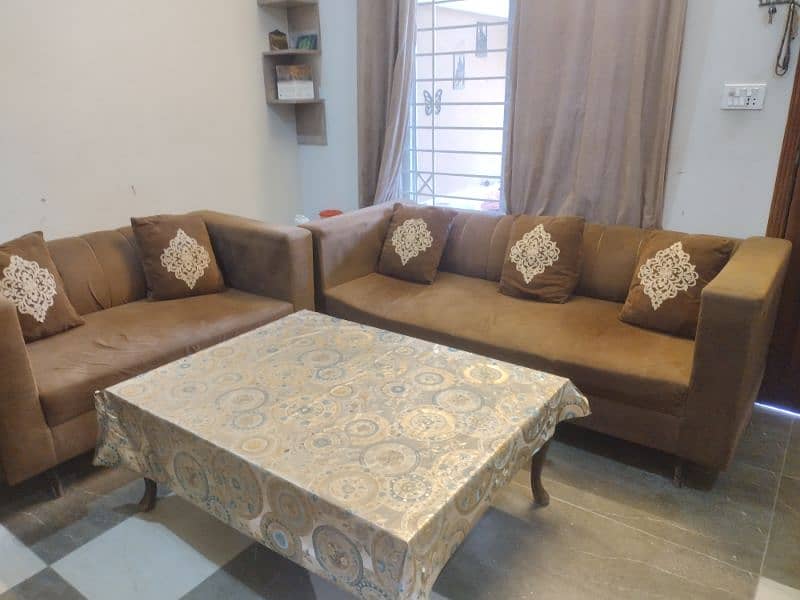 6 seater Sofa Set (3+2+1) New Versace design Lahore made 11