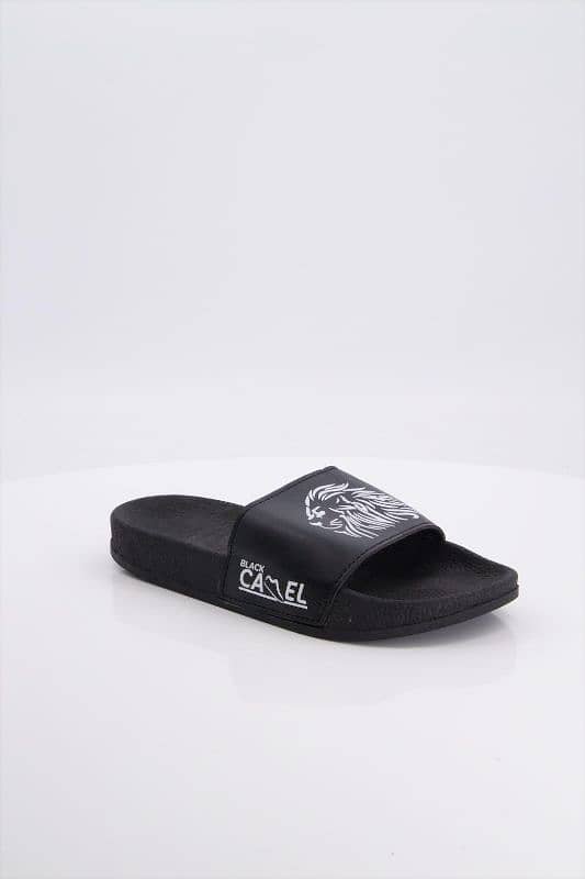 The imported Black Camel slipper( cheetah Black 304) 1