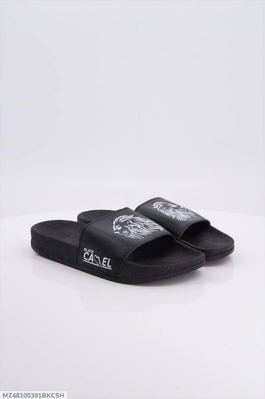 The imported Black Camel slipper( cheetah Black 304) 2