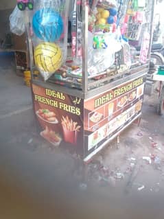 counter for chips and biryani