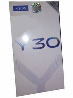 Vivo Y30 4gb 128gb With Box.