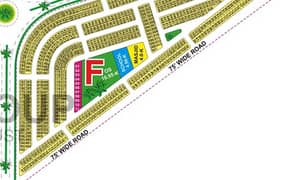 On 150ft Road 5 Marla Plot For Sale In F Block Jinnah Sector LDA City Lahore 0