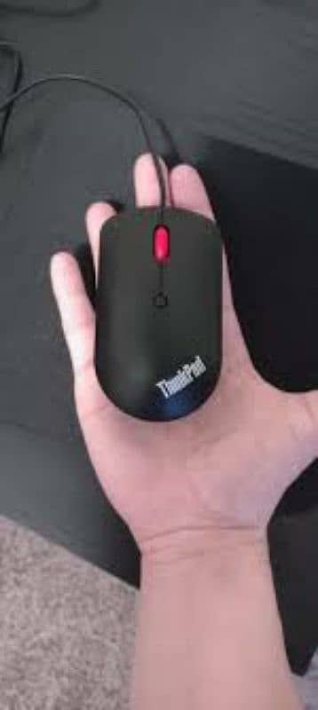 Lenovo type C+USB A wired mouse 1