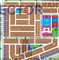 All Dues Clear 1 Kanal E Block Plot For Sale In Jinnah Sector LDA City Lahore