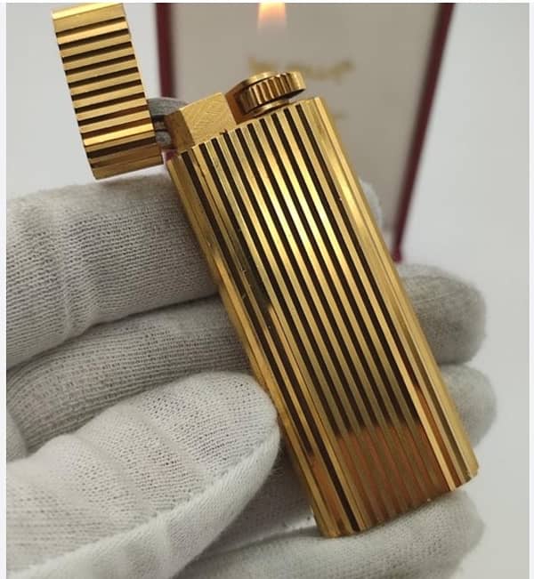 Paris  made  Cartier  gold plat lighters 0