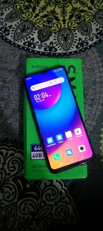 Infinix smart 7 HD  4 /64 1