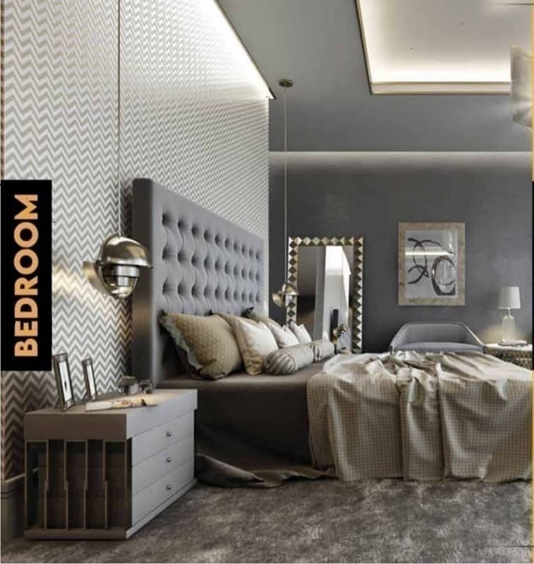 3 Bed Drawing + Lounge 3 Bed Luxury Corner Penthouse in Precinct 18 Bahria Town Flats Villa Plots 8