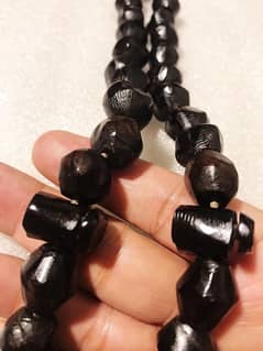 Black  coral  vintage  tasbih