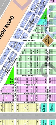 120 Sq Yd Plot Sale In Saadi Garden Block 2 40 Feet Road 0