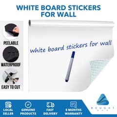 Whiteboard Vinyl Sticker With 2 Markers Size (16 x 36 inch)