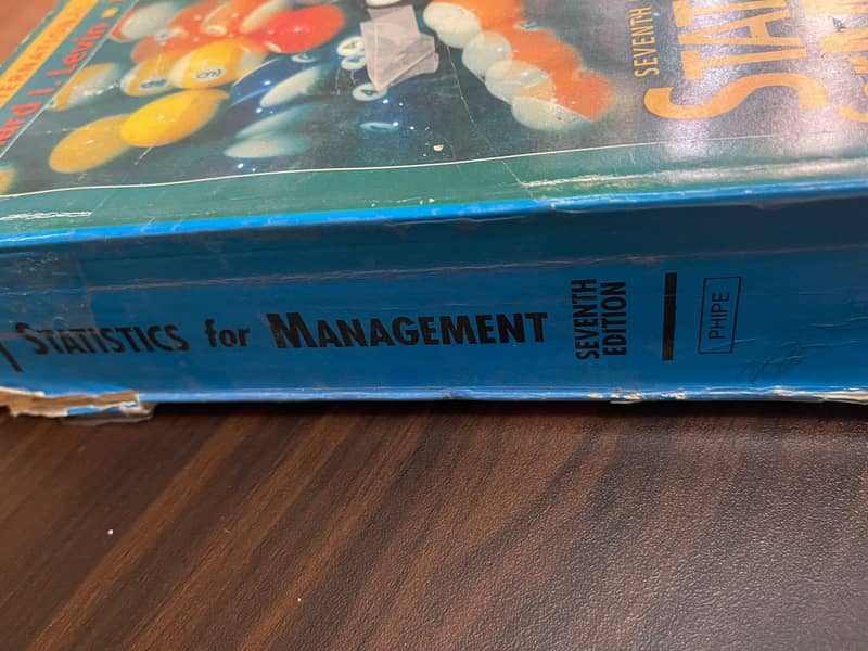 STATISTICS FOR MANAGEMENT 7TH EDITION 1