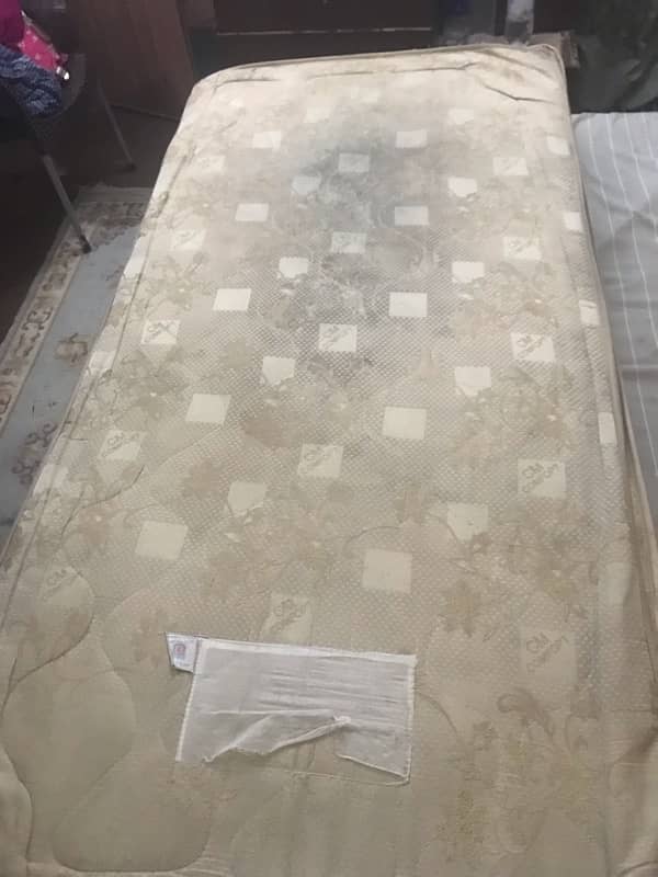 Spring mattress Used single bed 1