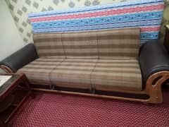 set of 3  sofa com bed