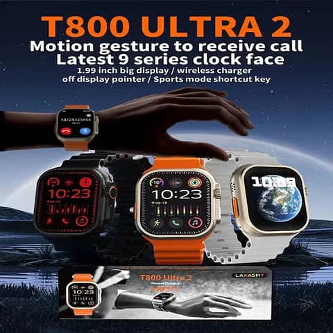 Smart Watch T800 ULTRA 2 (7-in-1 Straps) Model: SWS1-T800U2-A-2 | Pri 5