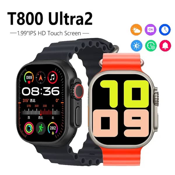 Smart Watch T800 ULTRA 2 (7-in-1 Straps) Model: SWS1-T800U2-A-2 | Pri 7