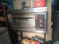 Hongling pizza oven / both working gas and electric / 2 large oven