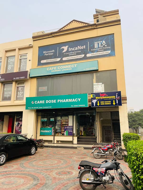 5 MARLA BUILDING FOR SALE IN BAHRIA TOWN LAHORE 100FT MAIN BOULEVARD ALREADY RENTED OUT 0