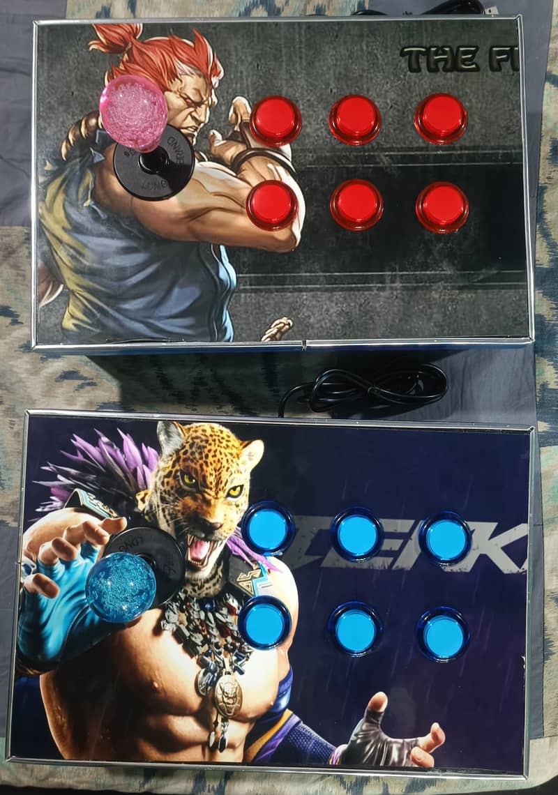 X2 Plus Game Stick With 2 Fight Sticks Tekken 3 All Character No Lag 5