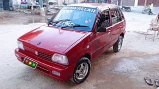 suzuki mehran 1993 model red beauty car fully moddified 03112664983