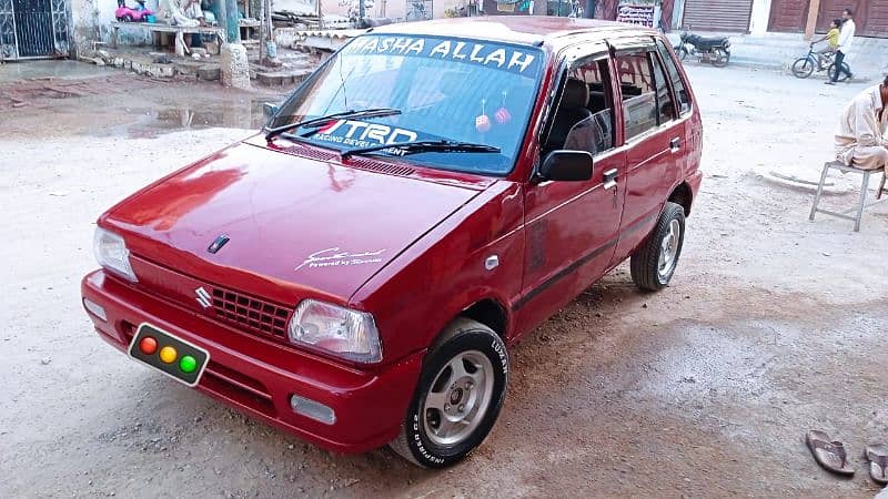 suzuki mehran 1993 model red beauty car fully moddified 03112664983 0