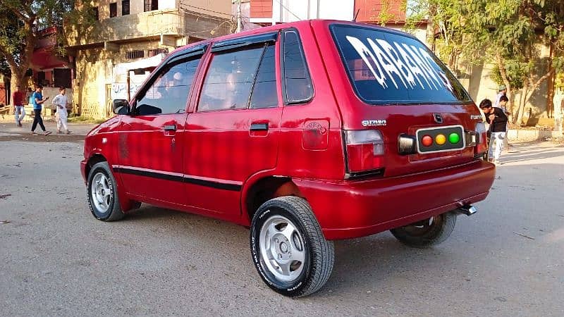 suzuki mehran 1993 model red beauty car fully moddified 03112664983 4