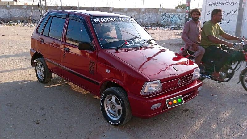 suzuki mehran 1993 model red beauty car fully moddified 03112664983 10