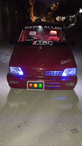 suzuki mehran 1993 model red beauty car fully moddified 03112664983 11