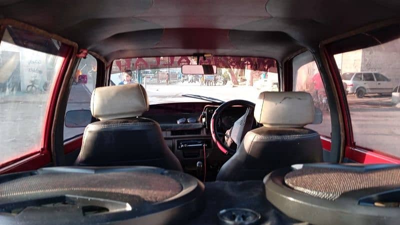 suzuki mehran 1993 model red beauty car fully moddified 03112664983 12