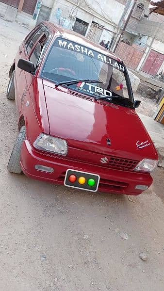 suzuki mehran 1993 model red beauty car fully moddified 03112664983 13