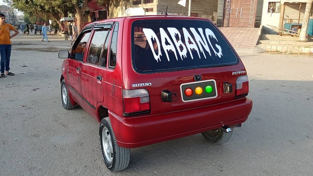 suzuki mehran 1993 model red beauty car fully moddified 03112664983 15