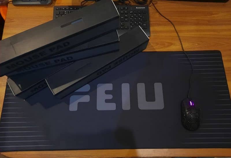 New XL MousePads Black 900*400mm (GAMING AND WORK) 1