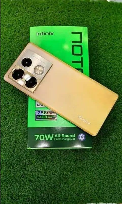 infinix note40 pro 24gb Ram 256gb Rom 70wart fast charg 0