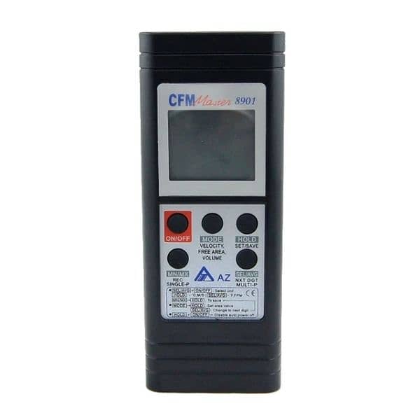 AZ8901 Handheld Temperature Anemometer Fan Air flow tester Meter 0